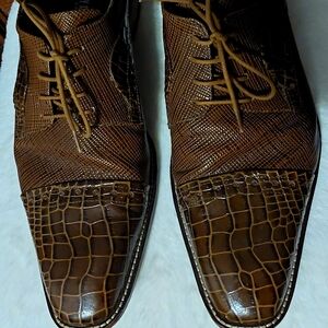 STACY ADAMS, Men's Lace-Up Dress Shoes, sz 11 $30 Glenn Heights TX ppu or SHIP